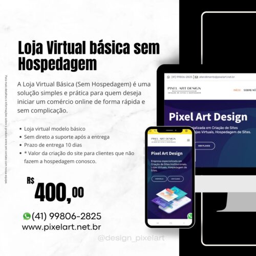 Loja Virtual Básica (Sem Hospedagem)